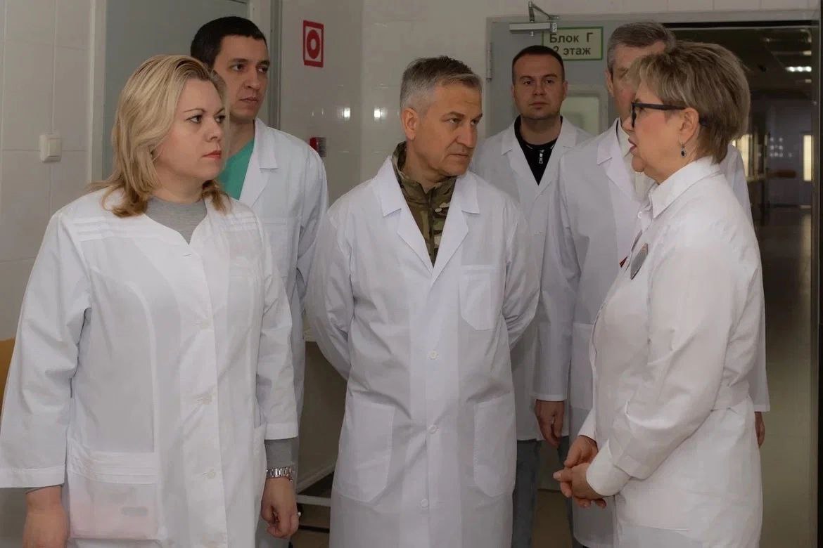 Александр Чепик посетил  Курский областной перинатальный центр