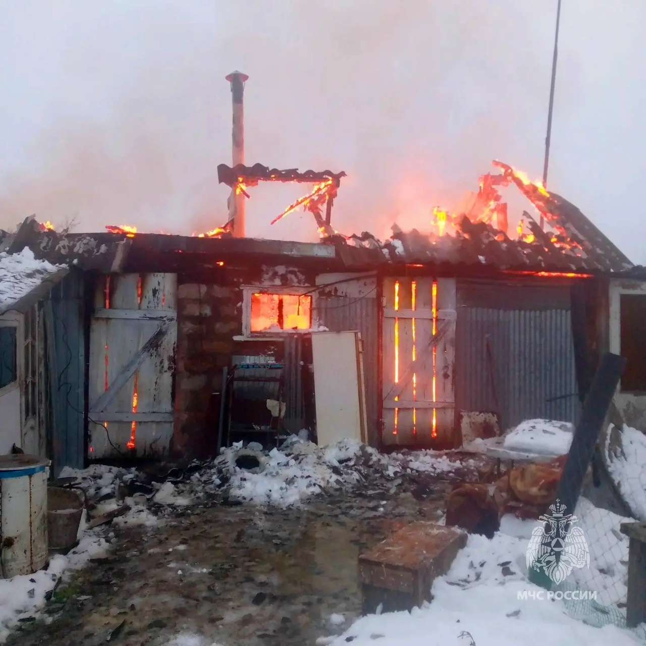 В Курской области 21 января зарегистрировано четыре пожара