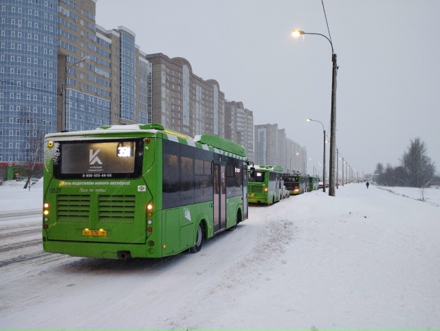 Курянам из-за непогоды рекомендуют пересесть на общественный транспорт 