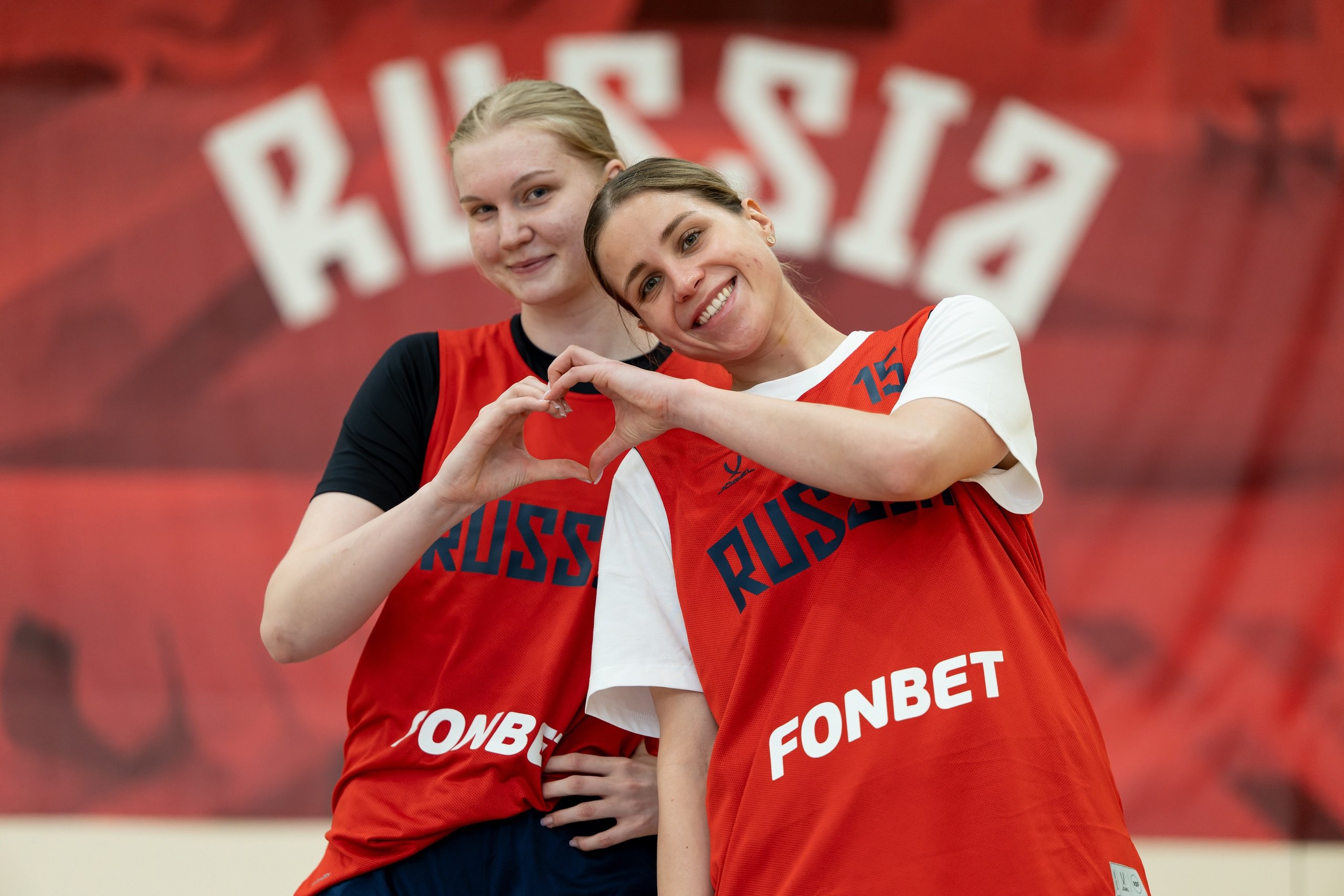 Курянки в составе сборной России дважды обыграли сборную Словении по баскетболу
