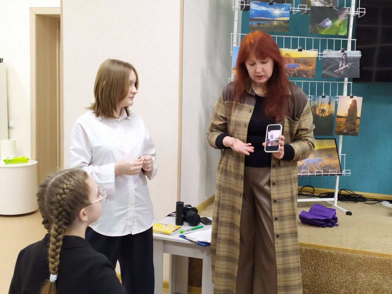 В курской библиотеке школьников научили секретам фотоискусства