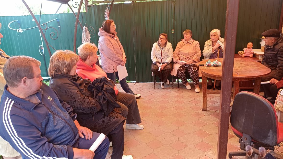 На Ольховской улице прошло собрание местных жителей